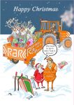 Christmas Card - Tractor RAC Reindeer Accident Rescue - Funny - Gift Envy