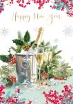 New Year Card - Celebration Champagne - Collection Ling Design