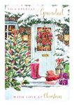 Christmas Card - Grandad - Wellies Front Door - At Home Ling Design