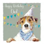 Birthday Card - Dad - Terrier Dog - The Wildlife Ling Design