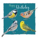 Birthday Card - Garden Birds - The Wildlife Ling Design