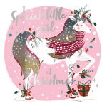 Christmas Card - Special Little Girl - Unicorn - Talking Pictures