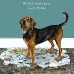 Greetings Card - Jura Hound - Masterpiece - The Little Dog