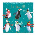 Christmas Card - To You All - Penguin - The Wildlife Ling Design