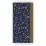 Bulk Buy Christmas Gold Stars Navy Blue Tissue Paper - 24 sheets - Eurowrap