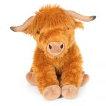Giant Highland Cow Scottish Plush Soft Toy - 51cm - Living Nature