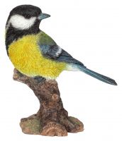 Great Tit Bird - Lifelike Garden Ornament - Indoor or Outdoor - Vivid Arts
