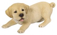 Vivid Arts Golden Labrador Dog Active Pups - Ornament Indoor or Outdoor