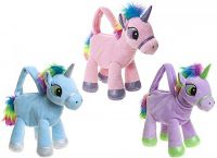 Unicorn Plush Toy Gigi Queen Handbag - 3 Colours