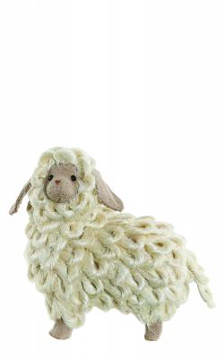Small Raffia & Hessian Lamb Sheep - Home Dcor