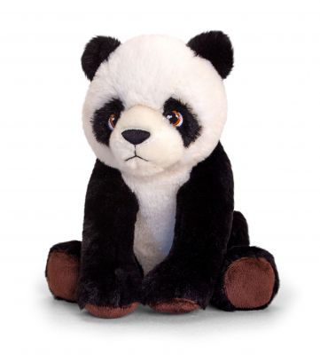 Panda Plush Soft Toy 25cm - Sitting - Keeleco - Keel