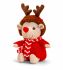 Christmas Hedgehog Plush Soft Toy 25cm Scarf - Keeleco - Keel - 2 Colours