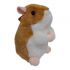 Hamster Sitting Small Plush Soft Toy - 11cm - Living Nature