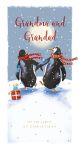 Christmas Card - Grandma & Grandad Penguin - The Wildlife Ling Design