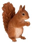 Sitting Red Squirrel - Lifelike Garden Ornament - Indoor or Outdoor - Real Life Vivid Arts
