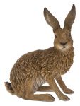 Sitting Hare - Lifelike Garden Ornament - Indoor or Outdoor - Real Life Vivid Arts