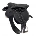 Lemieux Mini Toy Pony Accessories - Leather Saddle Black