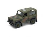 Land Rover Defender Army Diecast Scale Model Car 1:36 Boxed
