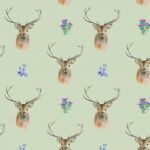 Stag Scottish Wrapping Paper Sheets & Tags - Arty Penguin