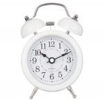 White Metal Alarm Clock - Clayre & Eef 