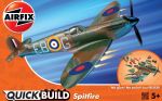 Spitfire Aeroplane - Model Kit - 34 Pieces Airfix Quickbuild - J6000
