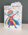 Birthday Card - Grandson Super Hero - Glitter Die-cut - Cherry on Top