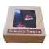 Christmas Santa Hat Cufflinks - Boxed - Snazzy Santa