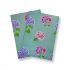 Hydrangea Flowers Floral Wrapping Paper Sheets & Tags - Arty Penguin
