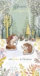 Christmas Card 3D - Grandparents - Hedgehog - Forest - Talking Pictures
